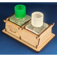 Bottle Stand Square Double